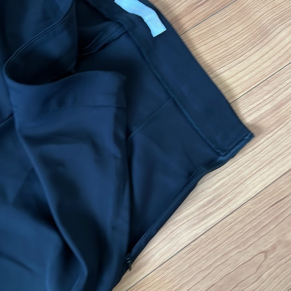 Black Lace-up Feather Tie Pants Sz 40 - Picture 7 of 7